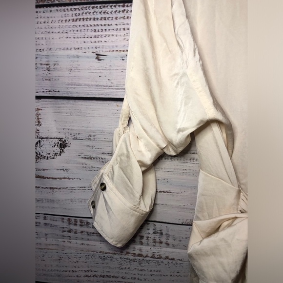 VENUS Cream Button-Down Dress size 10 NWOT - Picture 7 of 14